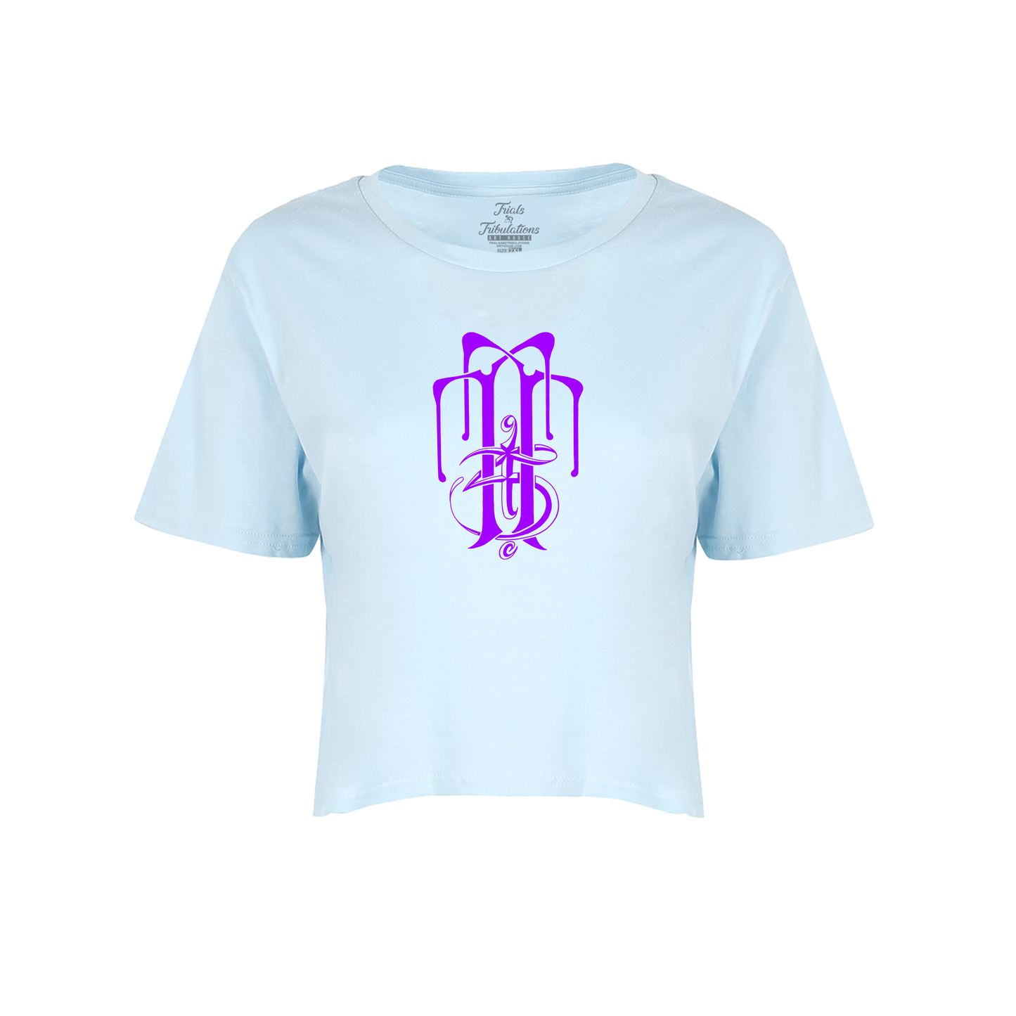 BABY BLUE CROP TOP TNT