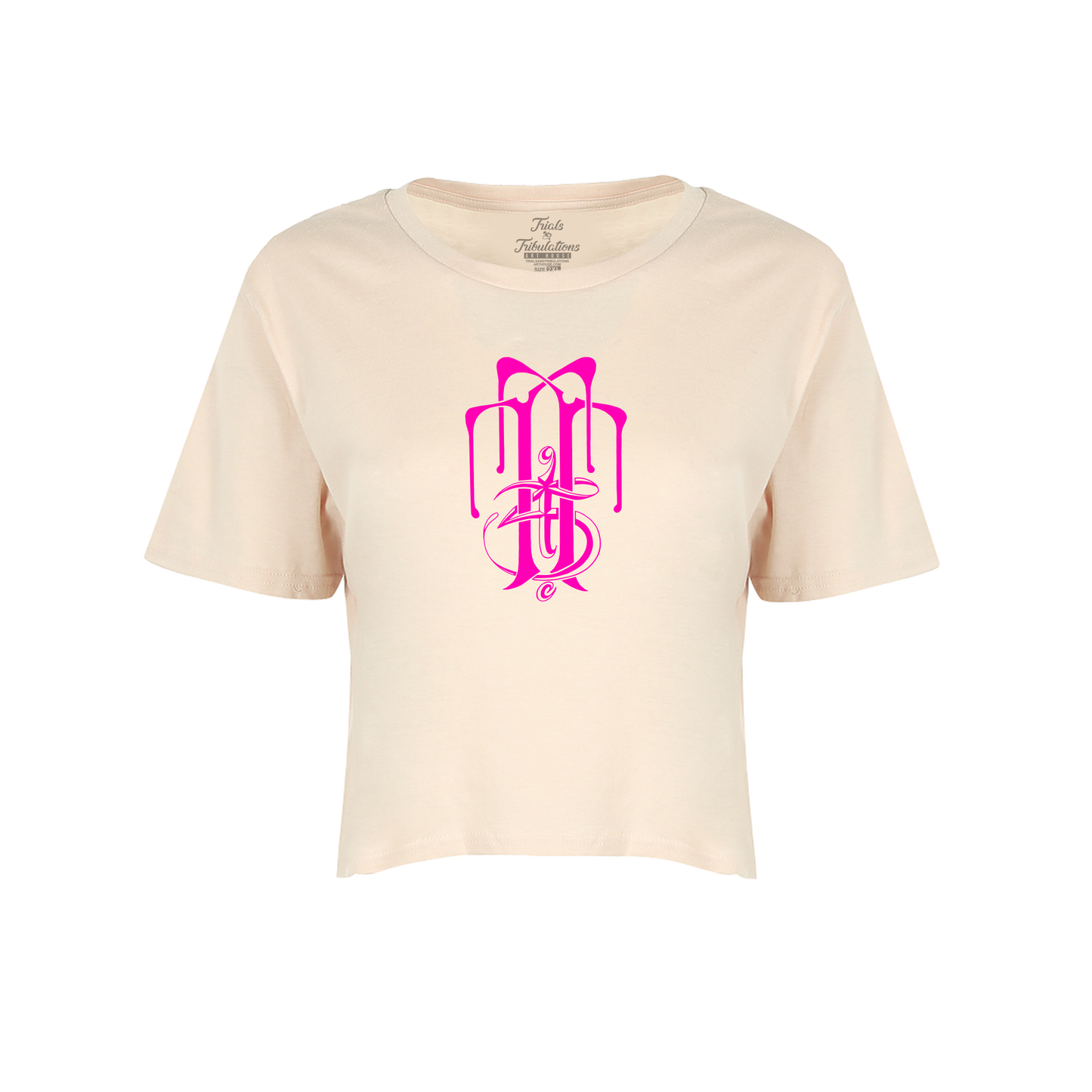CREAM CROP TOP TNT
