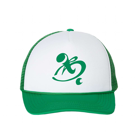 MONEY GREEN TRUCKER HAT