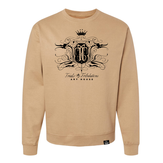 CREST CREWNECK KHAKI